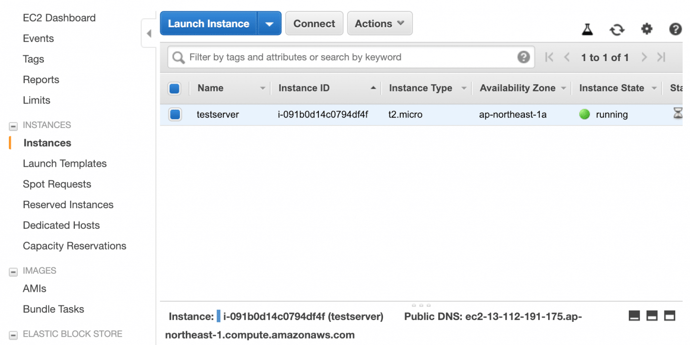 Instance list