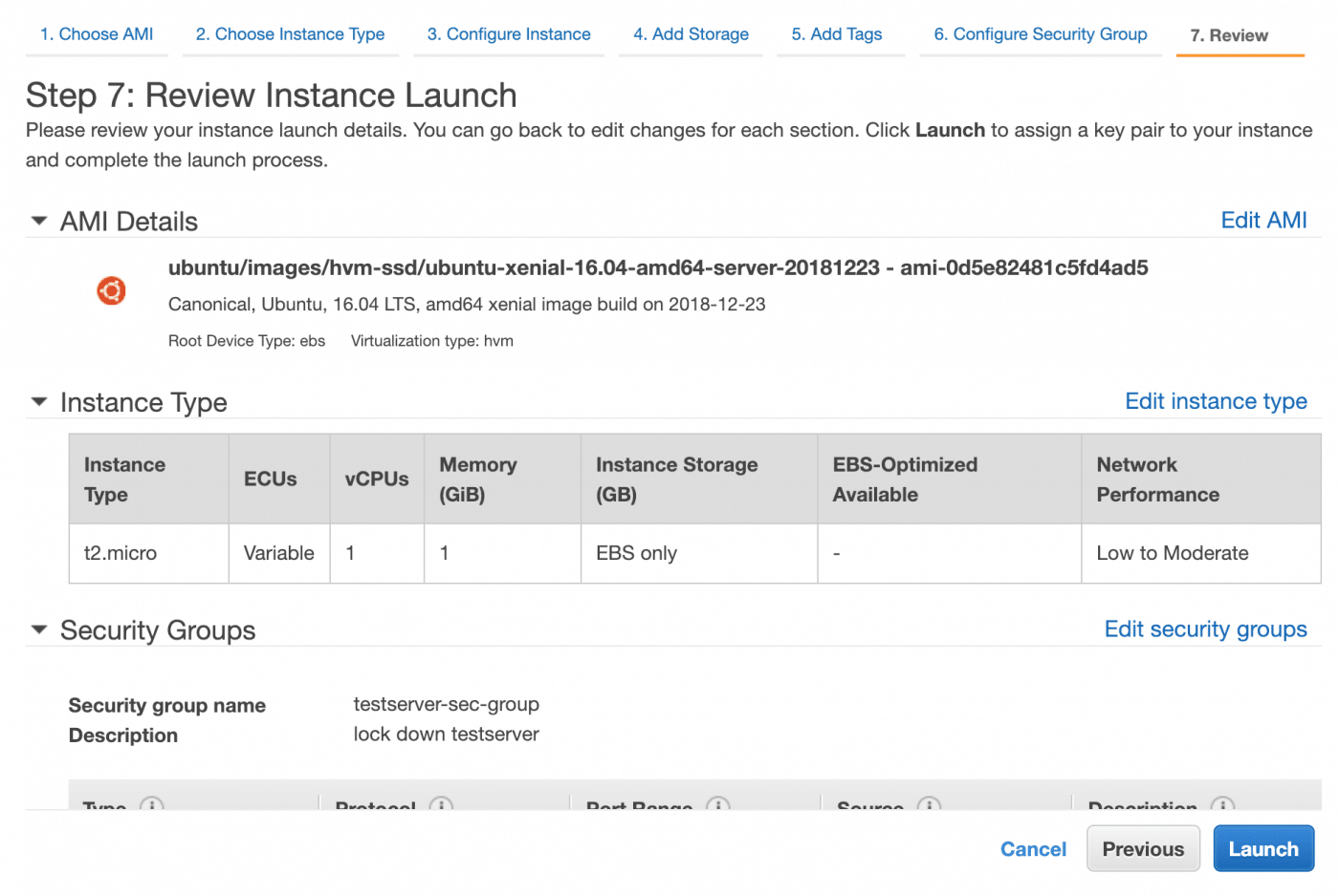 Review instance